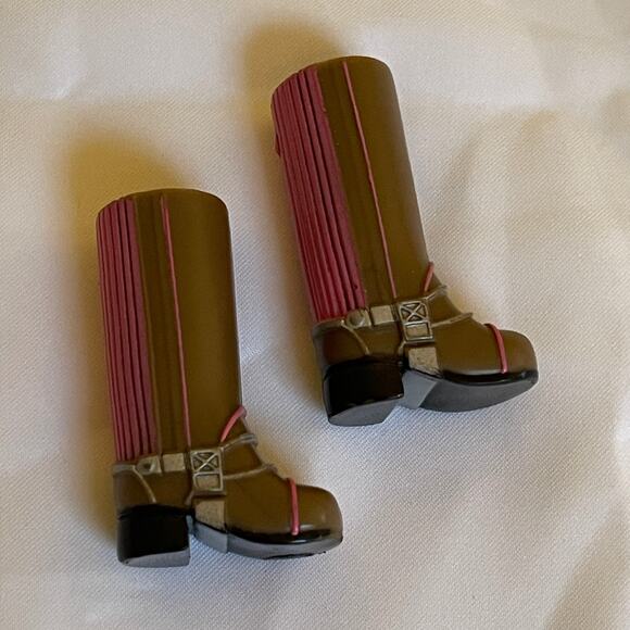 Bratz Girlz Kidz Footwear Brown & Pink Tall Boots - Picture 2 of 3